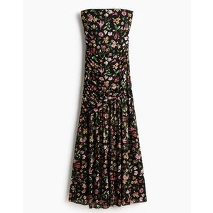 H&M Floral Strapless Maxi Dress – Size L (NWT)